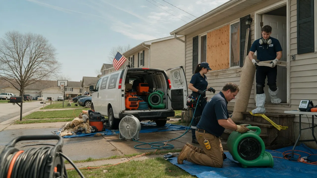 Water Damage Restoration in Portis, KS near me